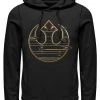 Henry Tiger Unisex STAR WARS GOLD REBEL LOGO - Sweatshirt - Black