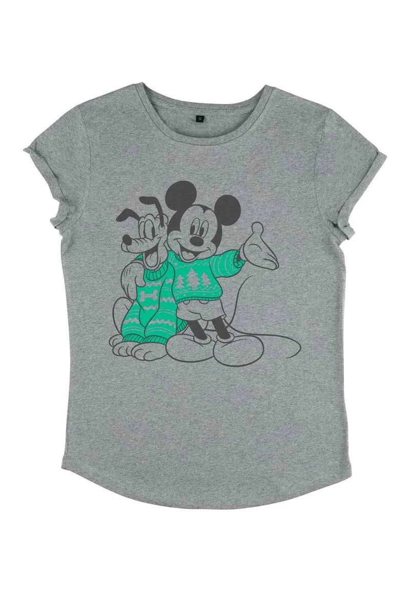 Henry Tiger Damen DISNEY CLASSICS MICKEY CLASSIC - SWEATER PALS - T-Shirt Print - Melange Grey 4 Henry Tiger Damen DISNEY CLASSICS MICKEY CLASSIC - SWEATER PALS - T-Shirt Print - Melange Grey – Bild 4