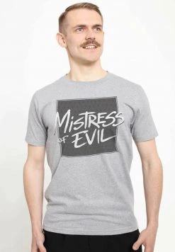 Henry Tiger Unisex DISNEY MALEFICENT: MISTRESS OF EVIL - MISTRESS OF EVIL - T-Shirt Print - Melange Grey