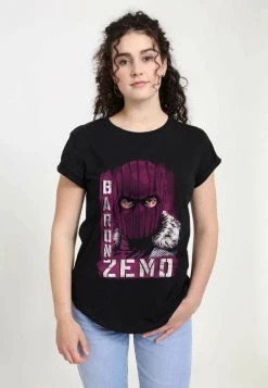 Henry Tiger Damen MARVEL BARON ZEMO - T-Shirt Print - Black