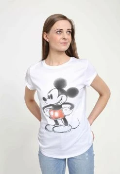 Henry Tiger Damen DISNEY CLASSICS MICKEY CLASSIC - MICKEY WATERY - T-Shirt Print - White -Günstiges Henry Tiger Geschäft 72f1b19b298a44c7bcd75b4e046ad123