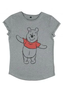 Henry Tiger Damen DISNEY CLASSICS BASIC SKETCH POOH - T-Shirt Print - Melange Grey -Günstiges Henry Tiger Geschäft 73594258aac142b48c3f4b680a26b7a2