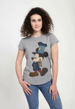 Henry Tiger Damen DISNEY CLASSICS MICKEY CLASSIC - MICKEY STEAMPUNK - T-Shirt Print - Melange Grey -Günstiges Henry Tiger Geschäft 735a0f519aae4e328790db4c0ef03426