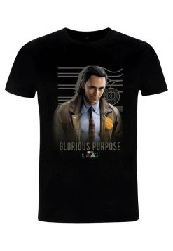 Henry Tiger Unisex MARVEL GLORIOUS PURPOSE - T-Shirt Print - Black -Günstiges Henry Tiger Geschäft 7365254bdded46a28a5a97c78a055282