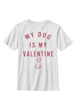 Henry Tiger Unisex DISNEY CLASSICS LEO VALENTINE PUP - T-Shirt Print - White