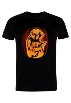 Henry Tiger STAR WARS UNISEX MANDO PUMPKIN - T-Shirt Print - Black -Günstiges Henry Tiger Geschäft 7418624547ff489f94dd062db7e00160