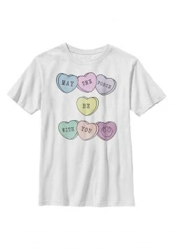 Henry Tiger STAR WARS KIDS FORCE HEARTS - T-Shirt Print - White | Unisex