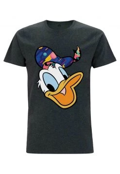 Henry Tiger Unisex DISNEY CLASSICS MICKEY CLASSIC - DONALD PATTERN FACE - T-Shirt Print - Melange Black -Günstiges Henry Tiger Geschäft 74b18a65853446d1810e8b4747062d87