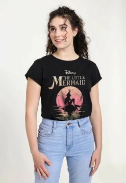Henry Tiger DISNEY THE LITTLE MERMAID - MERMAID MOON - T-Shirt Print - Black | Damen -Günstiges Henry Tiger Geschäft 75a4eaa879434e2a86520950e2dd0061