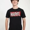 Henry Tiger Unisex MARVEL OTHER - MELTING MARVEL - T-Shirt Print - Black