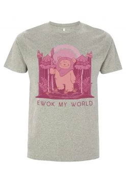 Henry Tiger STAR WARS UNISEX EWOK MY WORLD - T-Shirt Print - Melange Grey -Günstiges Henry Tiger Geschäft 76cfe75a0a9b44d68300d89aac0e354f