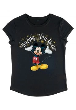 Henry Tiger DISNEY CLASSICS MICKEY CLASSIC - MICKEY HAPPY NEW YEAR - T-Shirt Print - Black | Damen -Günstiges Henry Tiger Geschäft 7730f526c60546c7863497815926f76d