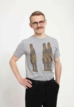 Henry Tiger Herren STAR WARS: CLASSIC - EXTRA CHEWIE - T-Shirt Print - Melange Grey -Günstiges Henry Tiger Geschäft 776b2054746e4b1e9c26354fa25112f5