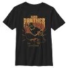 Henry Tiger Unisex MARVEL LIGHTING PANTHER - T-Shirt Print - Black