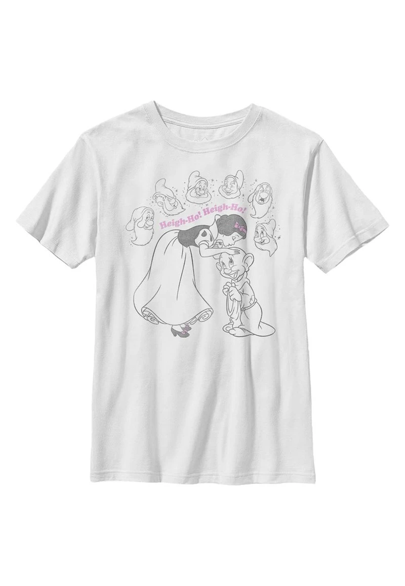 Henry Tiger Unisex DISNEY HEIGH-HO - T-Shirt Print - White 1 Henry Tiger Unisex DISNEY HEIGH-HO - T-Shirt Print - White