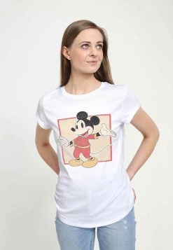 Henry Tiger Damen DISNEY CLASSICS MICKEY CLASSIC - CHINESE MICKEY - T-Shirt Print - White -Günstiges Henry Tiger Geschäft 78bf850348b54ba491b2eba877a553eb