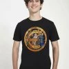 Henry Tiger MARVEL UNISEX ETERNALS BADGE GROUP SHOT - T-Shirt Print - Black