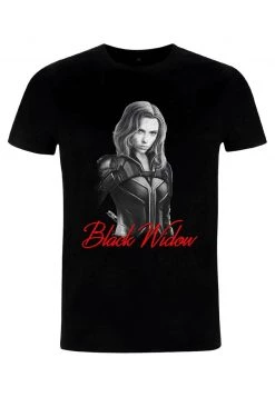 Henry Tiger Herren MARVEL BLACK WIDOW MONO - T-Shirt Print - Black -Günstiges Henry Tiger Geschäft 79d35ee08af04e598764af0abae63c74