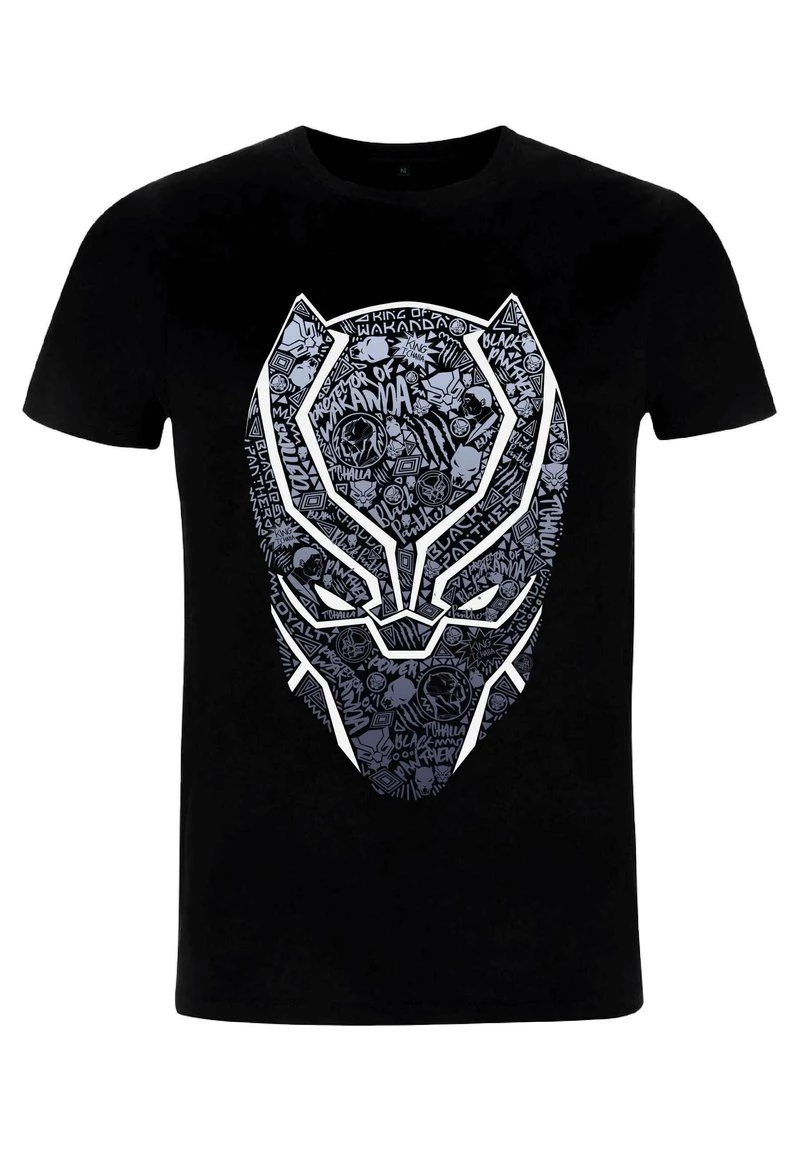 Henry Tiger Unisex MARVEL AVENGERS CLASSIC - PANTHER ICON FILL - T-Shirt Print - Black 4 Henry Tiger Unisex MARVEL AVENGERS CLASSIC - PANTHER ICON FILL - T-Shirt Print - Black – Bild 4