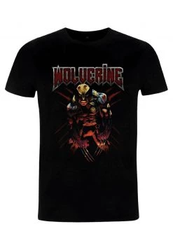 Henry Tiger Unisex MARVEL X-MEN - SICK WOLVERINE - T-Shirt Print - Black -Günstiges Henry Tiger Geschäft 7a1006d995b24437b1e744bd0a39d105