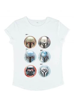 Henry Tiger Damen STAR WARS WOMEN'S HELMETS - T-Shirt Print - White -Günstiges Henry Tiger Geschäft 7a278ad8370d44ad8281b32fa6ad82de