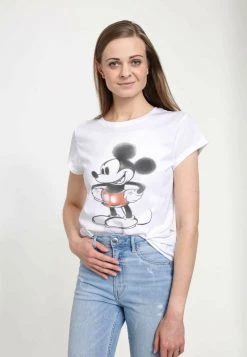 Henry Tiger Damen DISNEY CLASSICS MICKEY CLASSIC - MICKEY WATERY - T-Shirt Print - White