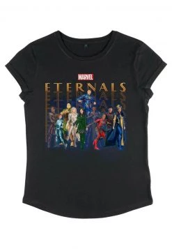 Henry Tiger ETERNALS - T-Shirt Print - Black | Damen -Günstiges Henry Tiger Geschäft 7ae74f0ff5ce4818bbb76859cd39b76c