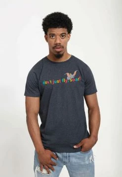 Henry Tiger DISNEY CLASSICS UNISEX COLOR FLY - T-Shirt Print - Melange Black