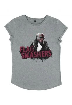 Henry Tiger MARVEL FLAG SMASHERS - T-Shirt Print - Melange Grey | Damen -Günstiges Henry Tiger Geschäft 7bc8a7c75bf642aa826aa972b1e4ccba