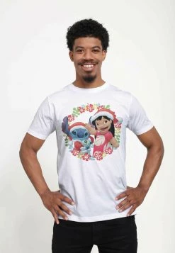 Henry Tiger Unisex DISNEY CLASSICS LILO & STITCH - LILO AND STITCH HOLIDAY - T-Shirt Print - White -Günstiges Henry Tiger Geschäft 7cf9f01e47dd46cb85d5c24d5d31ba16