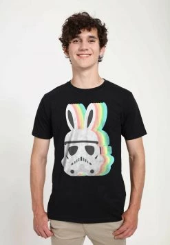 Henry Tiger Unisex STAR WARS STORM BUNNY - T-Shirt Print - Black