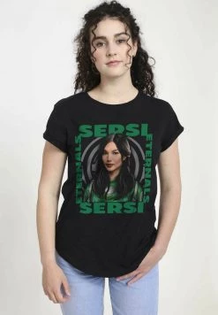 Henry Tiger Damen MARVEL - T-Shirt Print - Black