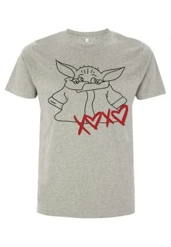 Henry Tiger STAR WARS UNISEX XOXO - T-Shirt Print - Melange Grey -Günstiges Henry Tiger Geschäft 7e28249813324e6688c50fc7d5958ac0