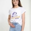 Henry Tiger Damen DISNEY ALADDIN - JASMINE POP - T-Shirt Print - White