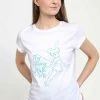 Henry Tiger Damen DISNEY PETER PAN - FLY AWAY WITH ME - T-Shirt Print - White