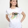 Henry Tiger DISNEY POCAHONTAS - LIVE COLORFULLY - T-Shirt Print - White | Damen