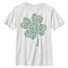 Henry Tiger Unisex DISNEY MICKEY MOUSE & FRIENDS SHAMROCK FILL - T-Shirt Print - White