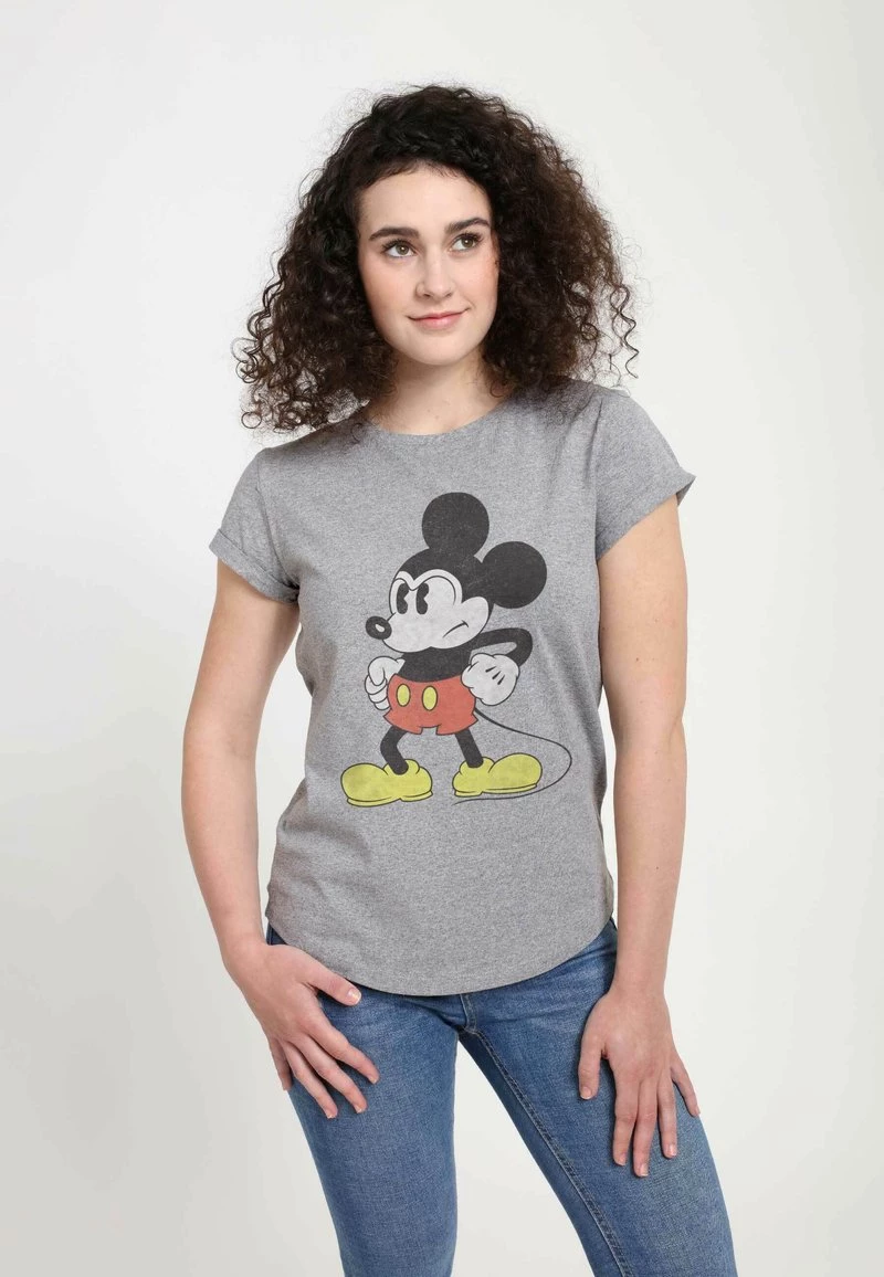 Henry Tiger Damen DISNEY CLASSICS - T-Shirt Print - Melange Grey 1 Henry Tiger Damen DISNEY CLASSICS - T-Shirt Print - Melange Grey