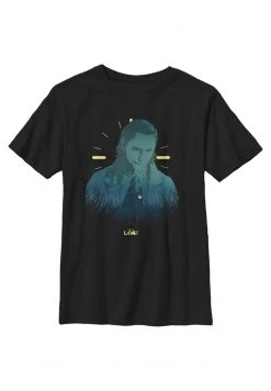 Henry Tiger Unisex MARVEL LOKI AND LOKI - T-Shirt Print - Black