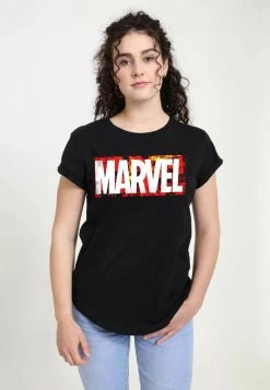 Henry Tiger MARVEL OTHER - HARD MIX MARVEL - T-Shirt Print - Black | Damen