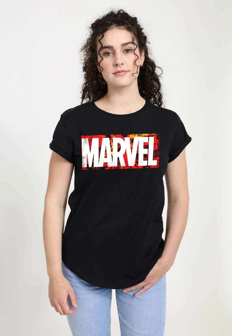 Henry Tiger MARVEL OTHER - HARD MIX MARVEL - T-Shirt Print - Black | Damen 1 Henry Tiger MARVEL OTHER - HARD MIX MARVEL - T-Shirt Print - Black | Damen
