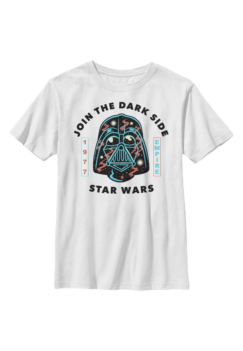 Henry Tiger Unisex STAR WARS SPACE FACE - T-Shirt Print - White 1 Henry Tiger Unisex STAR WARS SPACE FACE - T-Shirt Print - White