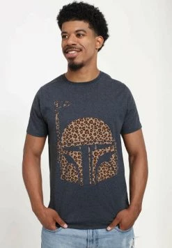 Henry Tiger Unisex STAR WARS: CLASSIC - BOBA CHEETAH - T-Shirt Print - Melange Black -Günstiges Henry Tiger Geschäft 7fa6d10644bf4a42837dbfa33f0f9a89