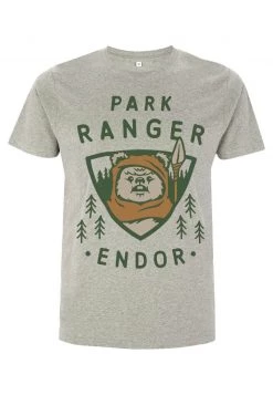 Henry Tiger Unisex STAR WARS: CLASSIC - PARK RANGER - T-Shirt Print - Melange Grey -Günstiges Henry Tiger Geschäft 7fa7476afc97421c998025823d733f7e
