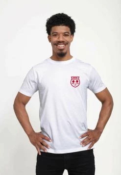 Henry Tiger Herren DISNEY CLASSICS JAPAN BADGE - T-Shirt Print - White