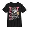 Henry Tiger Unisex MARVEL BLACK WIDOW RETRO - T-Shirt Print - Black