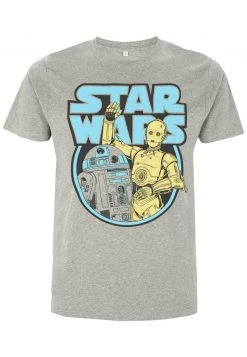 Henry Tiger Unisex STAR WARSDROID ROUNDUP - T-Shirt Print - Melange Grey -Günstiges Henry Tiger Geschäft 801412cec4924825920080c7f3f71d1d