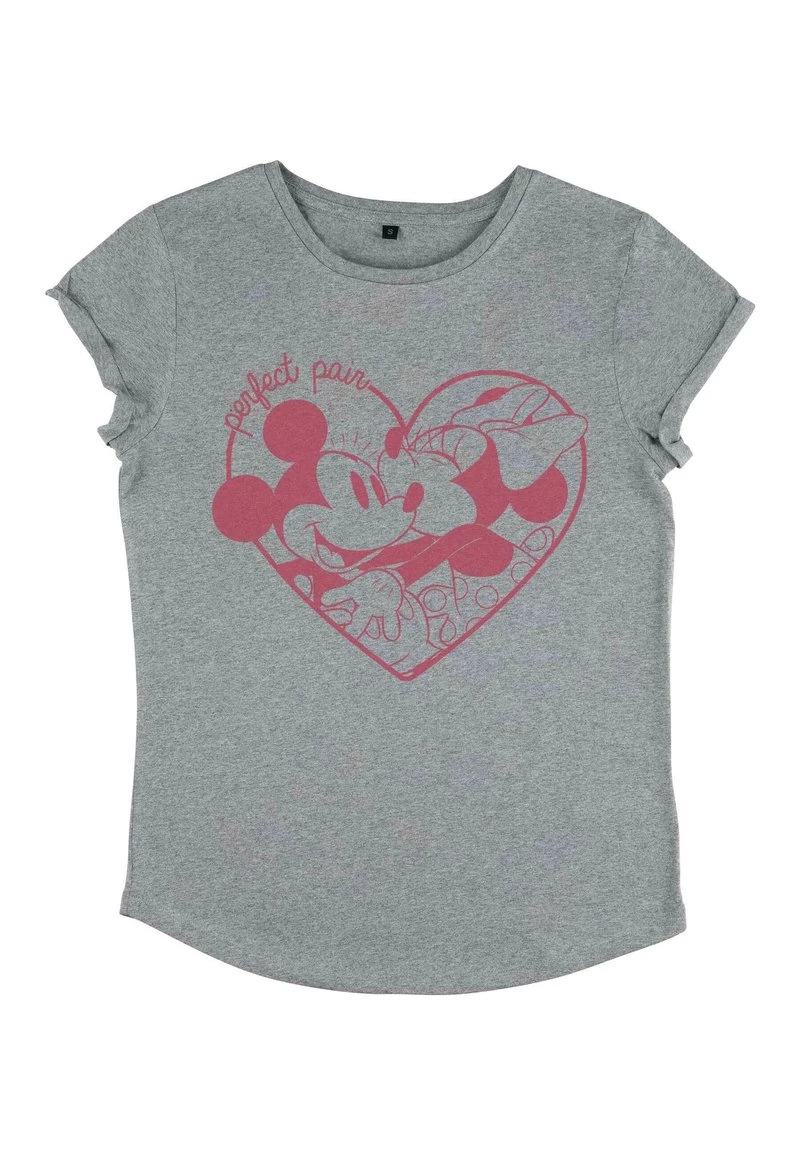 Henry Tiger Damen DISNEY CLASSICS PERFECT PAIR - T-Shirt Print - Melange Grey 4 Henry Tiger Damen DISNEY CLASSICS PERFECT PAIR - T-Shirt Print - Melange Grey – Bild 4