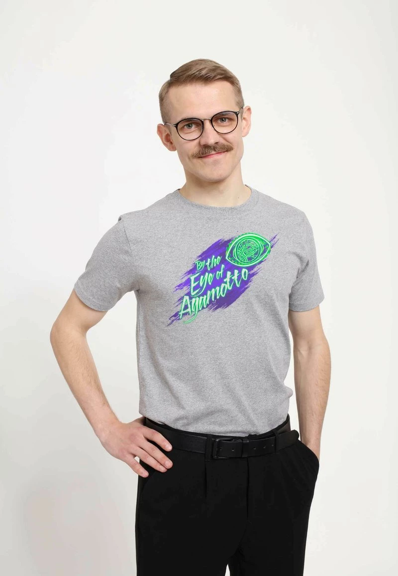 Henry Tiger MARVEL UNISEX AGAMOTTO POWER - T-Shirt Print - Melange Grey 3 Henry Tiger MARVEL UNISEX AGAMOTTO POWER - T-Shirt Print - Melange Grey – Bild 3