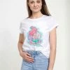 Henry Tiger Damen DISNEY THE LITTLE MERMAID - SHINING VOICE - T-Shirt Print - White